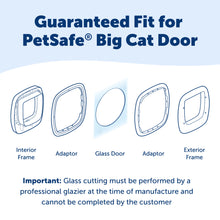 Load image into Gallery viewer, PetSafe® Big Cat Small Dog Door Glass Installation Adaptor
