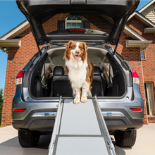 Load image into Gallery viewer, Happy Ride™ Deluxe Telescoping Dog Ramp
